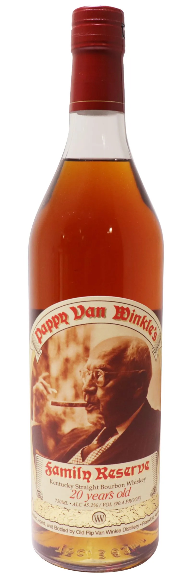 2012 Pappy Van Winkle Bourbon Whiskey 20 Year Old 750ml